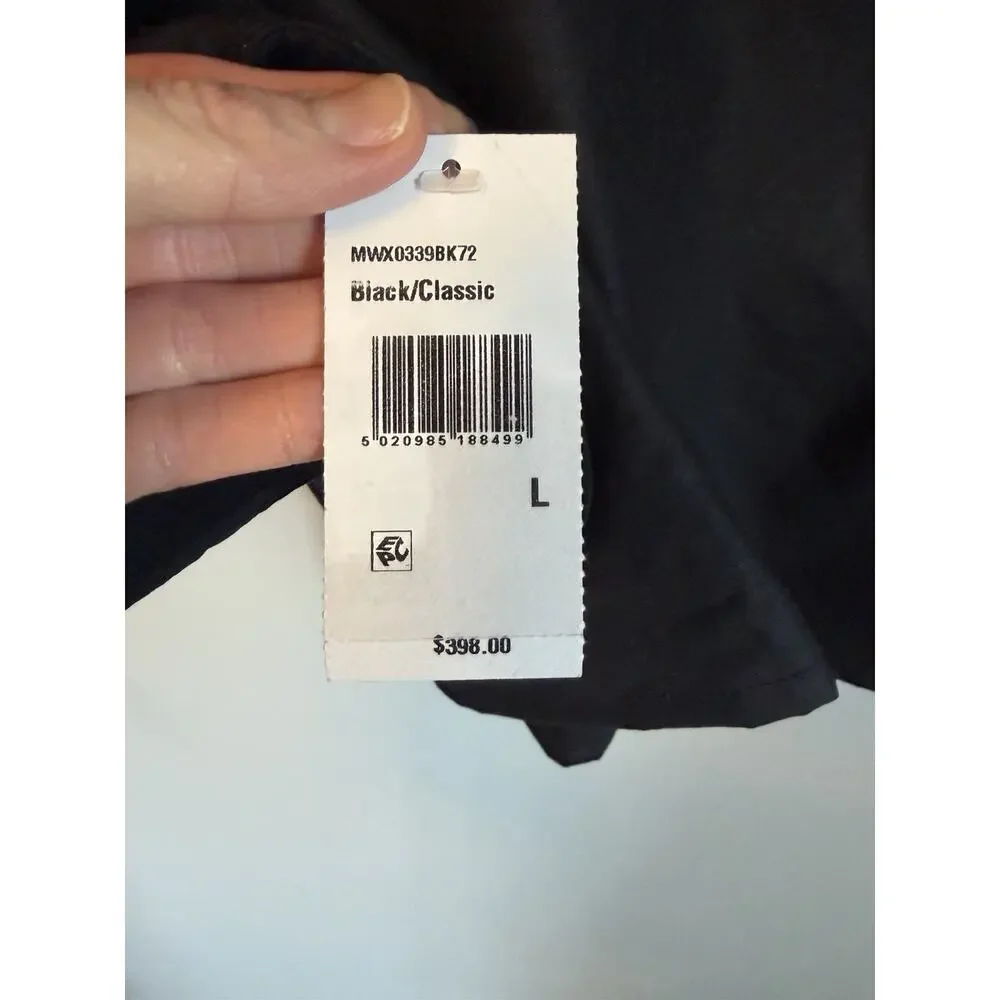 BARBOUR ASHBY WAX JACKET Black Men's Size Large NWT $400